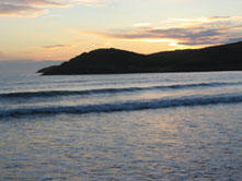 photo of the sea and headlands at St David's